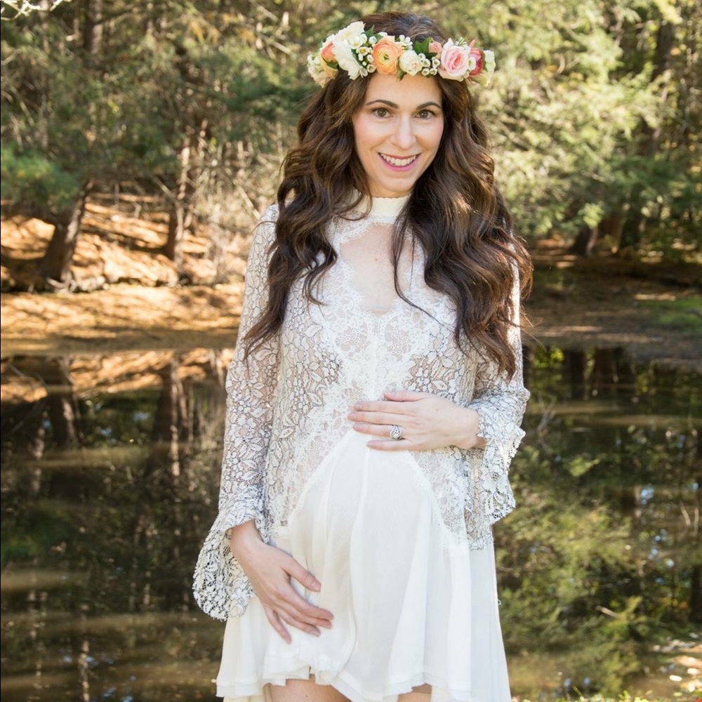 Free People lace dress.